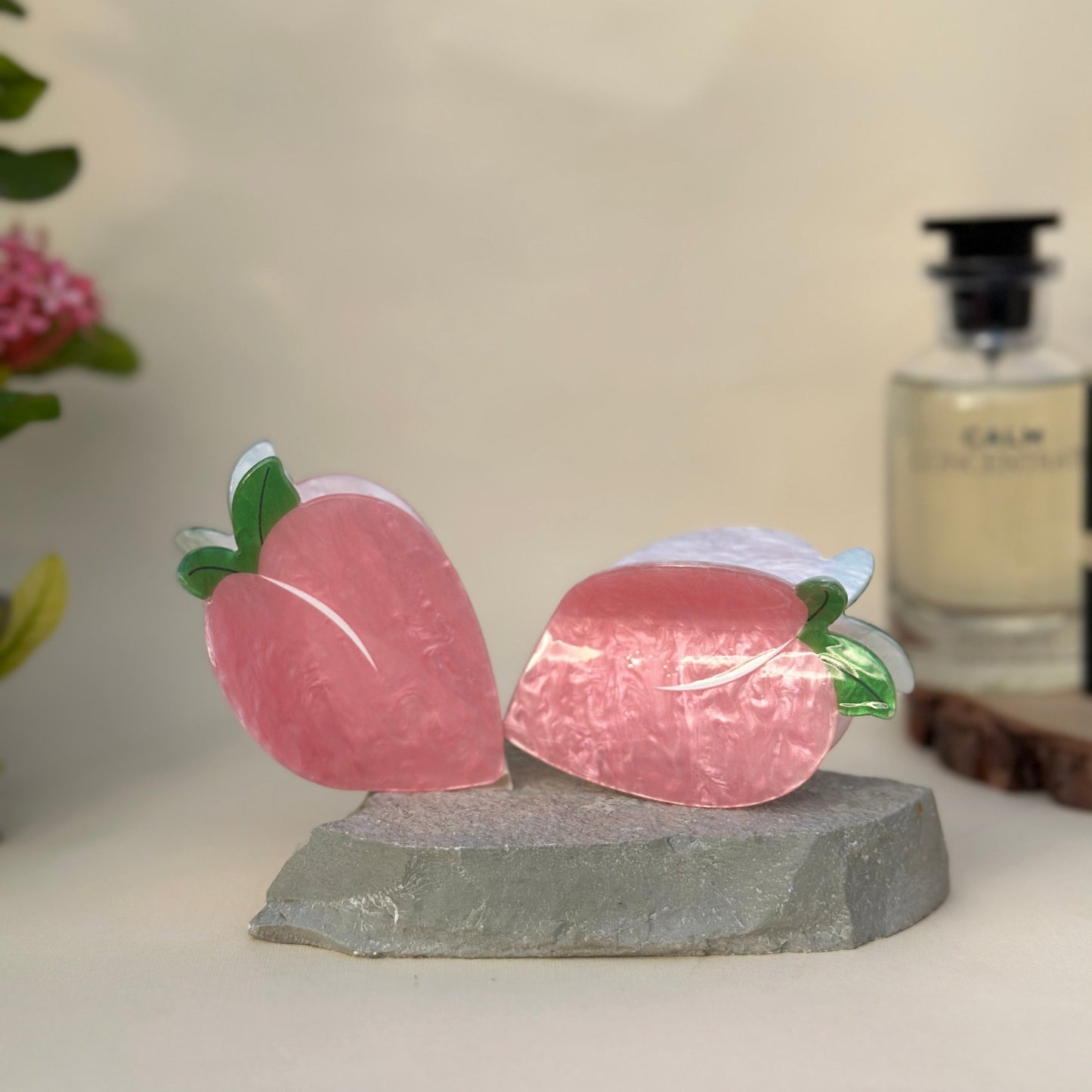 Peach Claw Clip