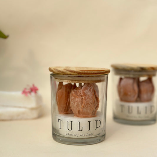 Tulip candle