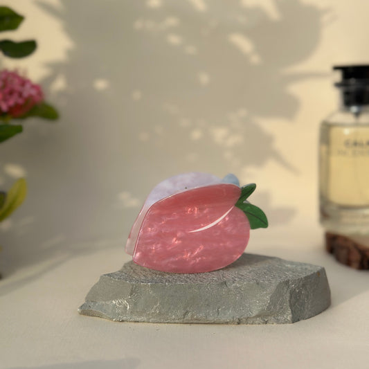 Peach Claw Clip
